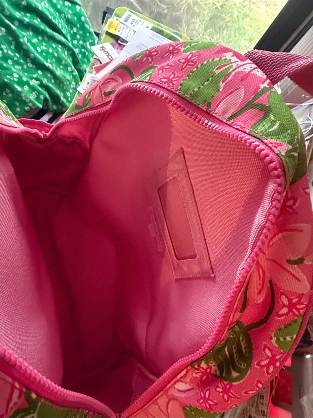 Lilly Pulitzer Pink & Green Floral Mini Backpack